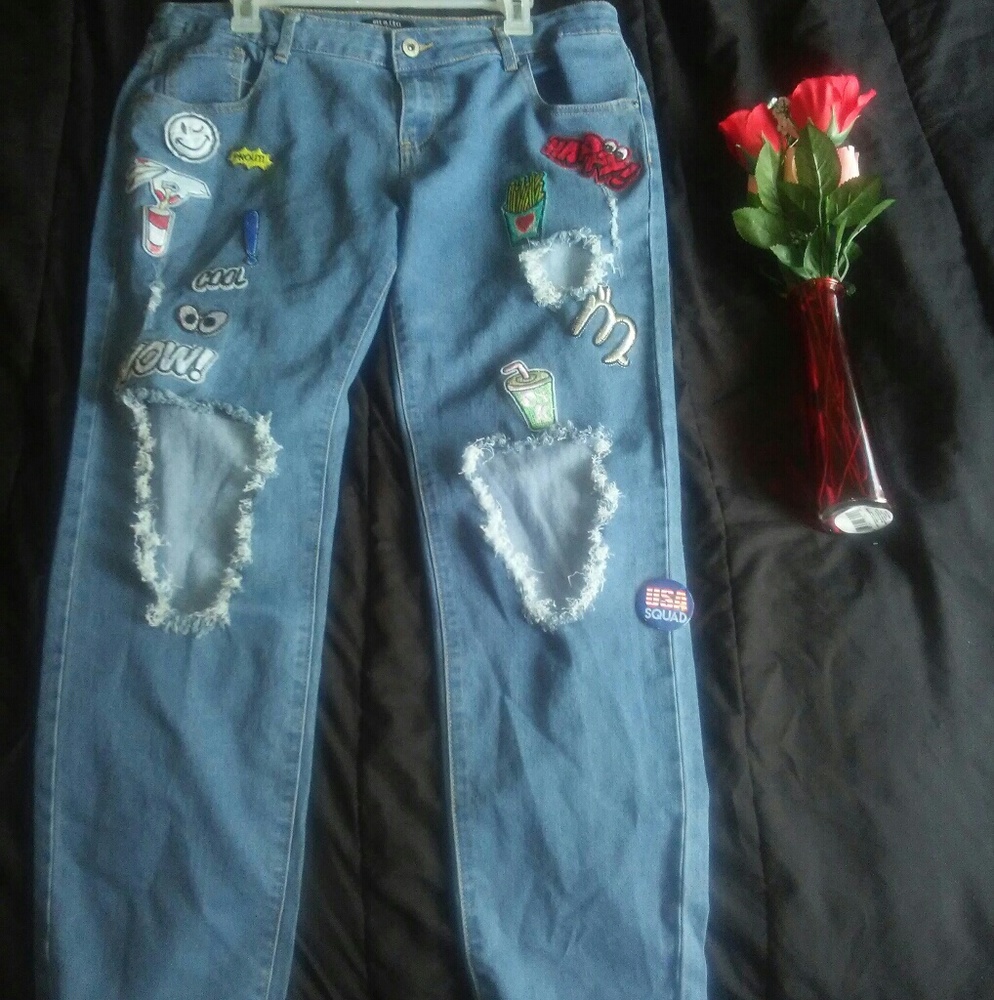 ⚡3 for $30⚡ Jeans with patches